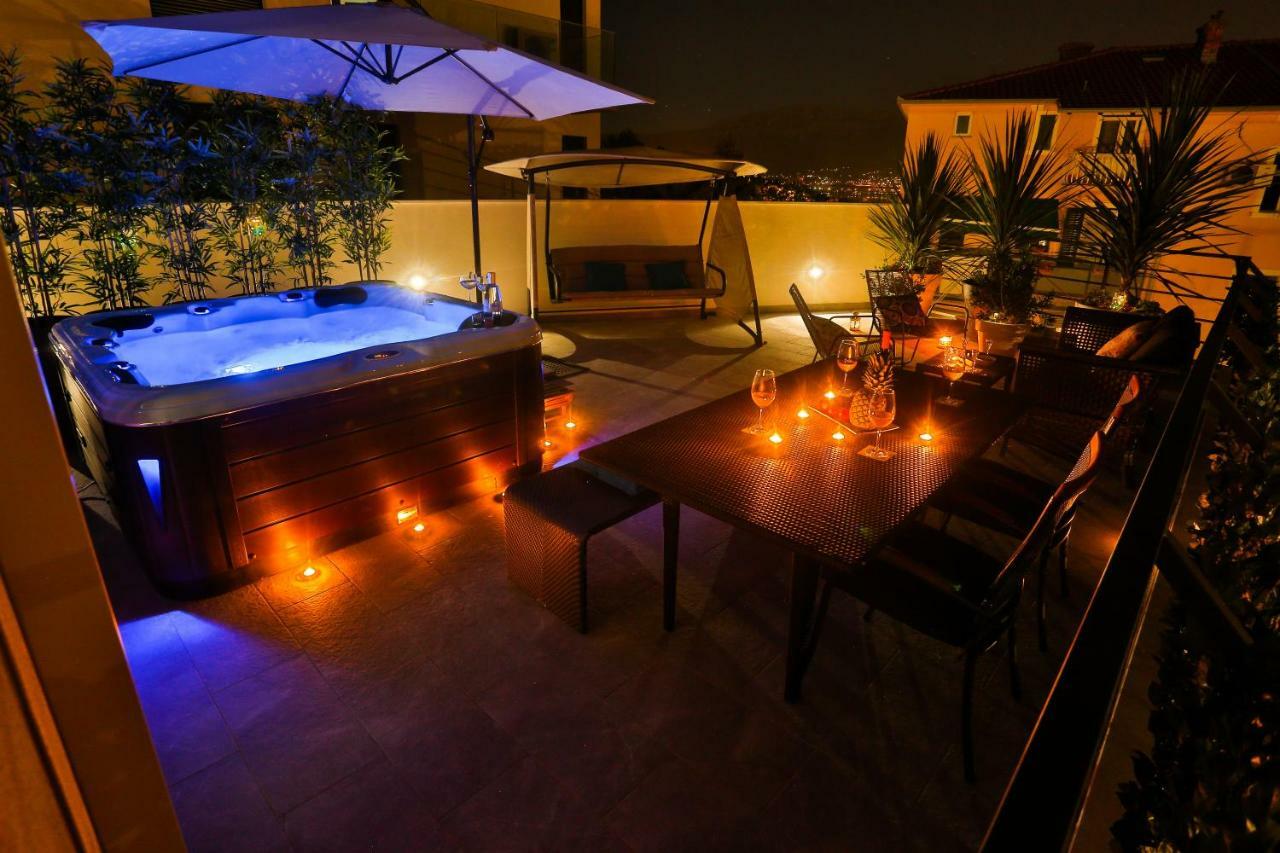 Luxury Urban Villa Apartments With Jacuzzi 斯普利特 外观 照片