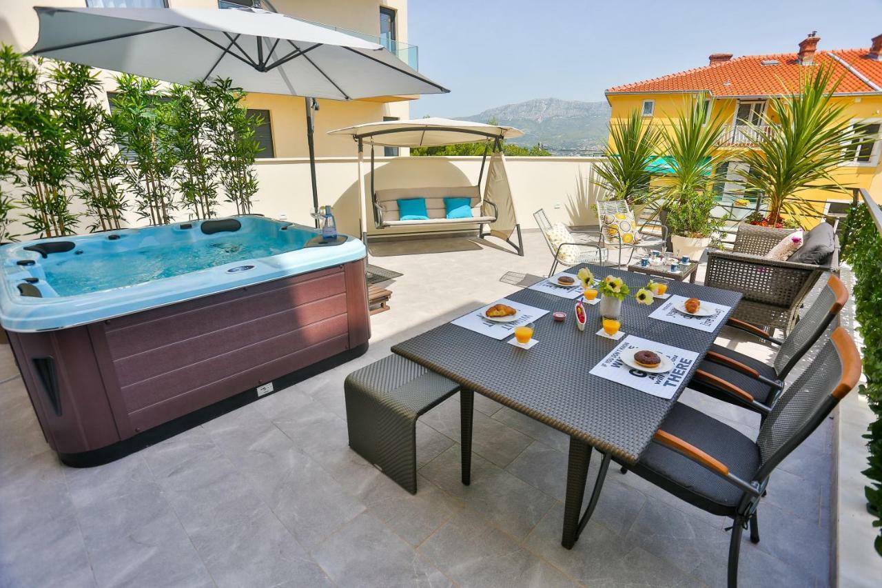 Luxury Urban Villa Apartments With Jacuzzi 斯普利特 外观 照片